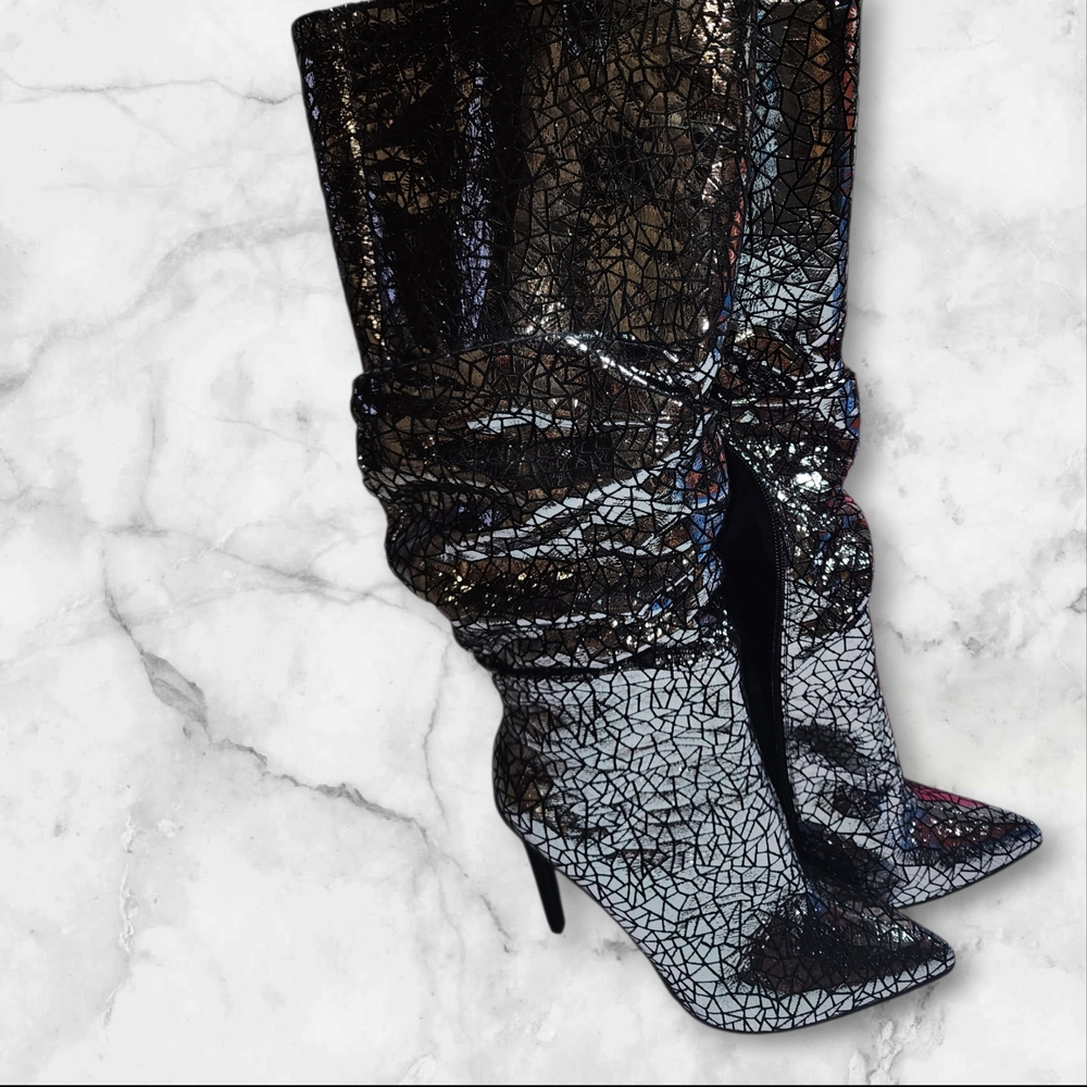Beckey Slochy Stiletto Boots - Picture 2 of 4